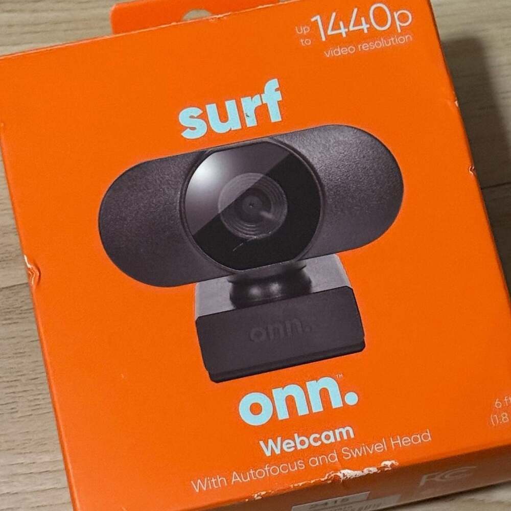 Onn Surf Webcam With Autofocus And Swivel Head